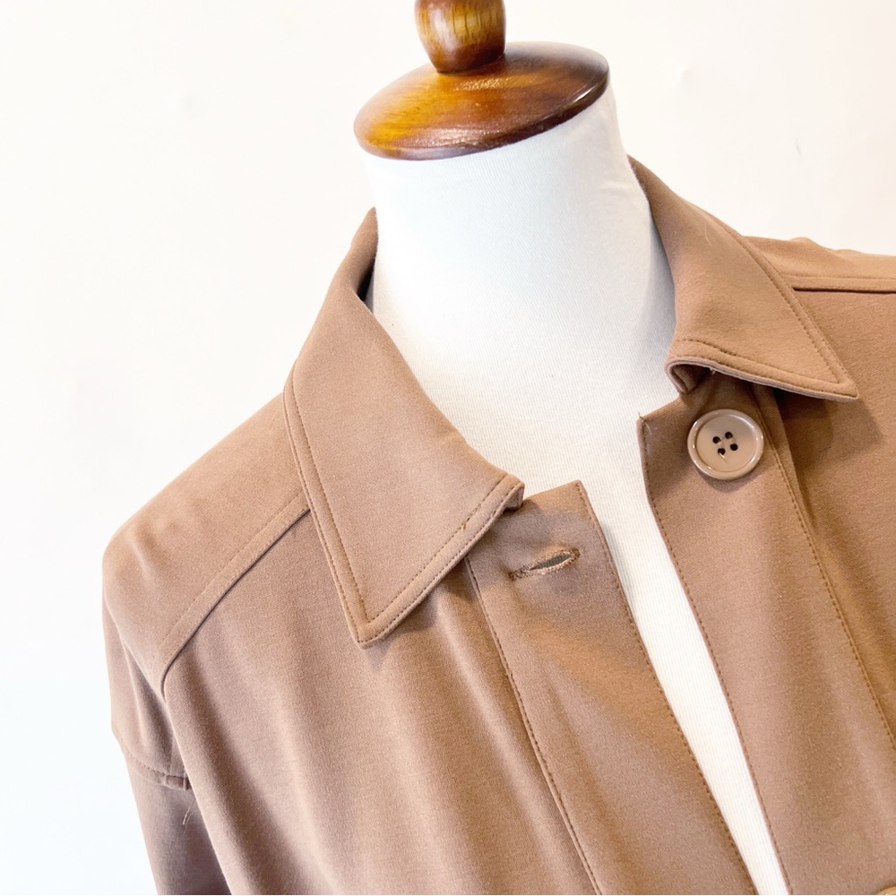 Max Studio Ponte Pocket Drawstring Jacket Medium … - image 7